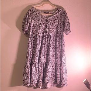 Dalmatian Print Dress